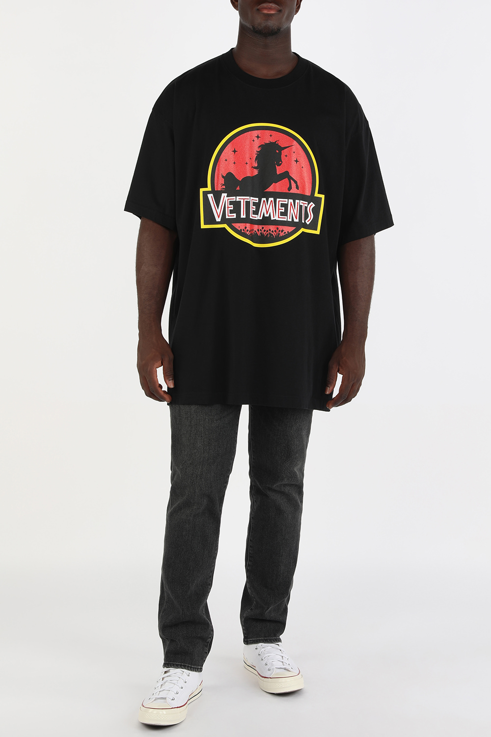 T-Shirt With Logo in Black
